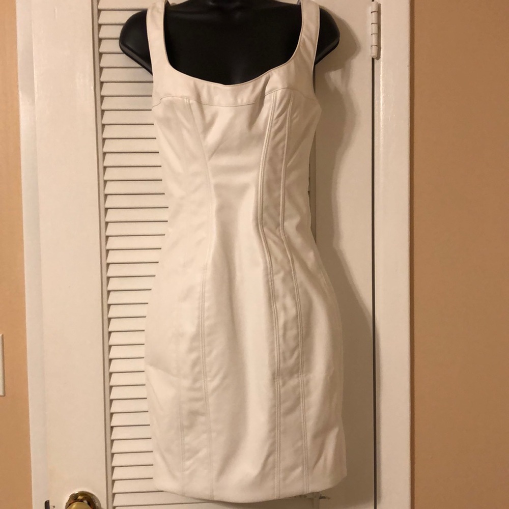 House of CB / White Vegan Leather Dress